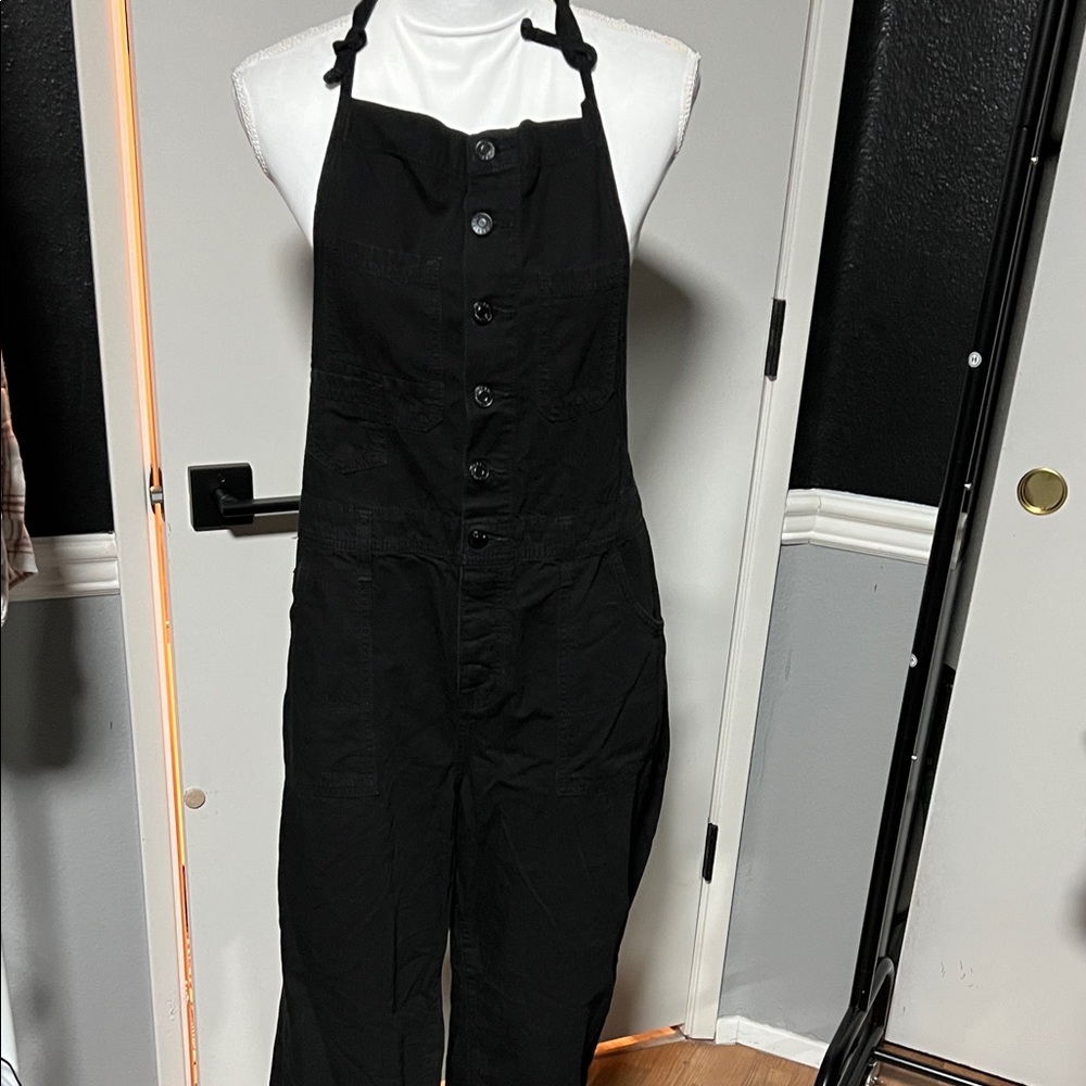 Torrid Black Button-Front Jumpsuit